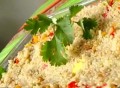 콜롬비아 아레파스 (옥수수 케이크)와 마찌 수프 (스페인어)