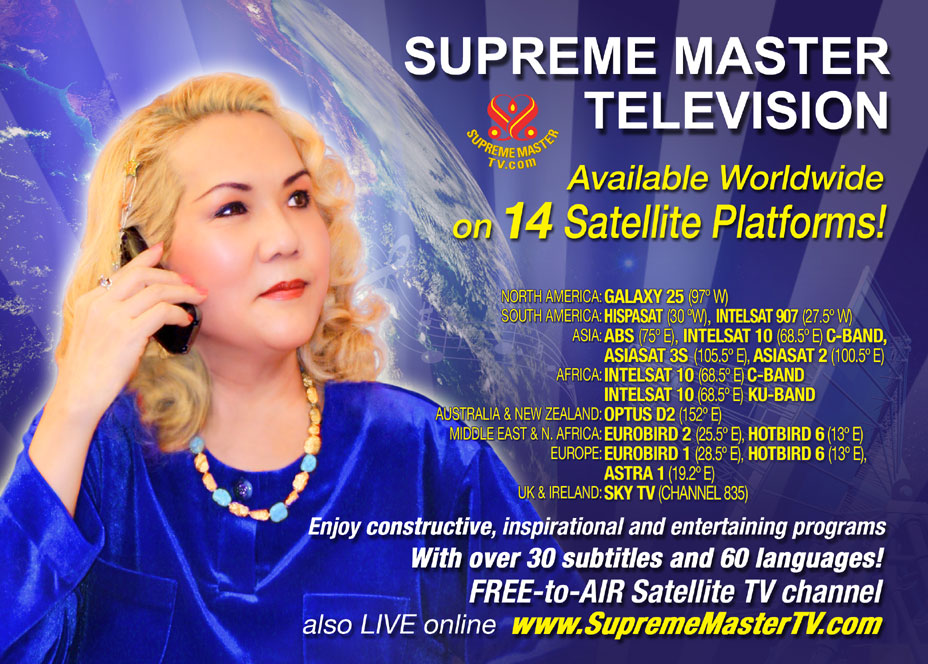 Supreme Master TV Poster horizontality