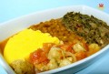 Kenski mavrični veganski stir-fry z maranto, bučo in sladkim krompirjem