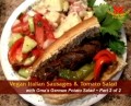 Vegan Italian Sausages & Tomato Salad with Oma’s German Potato Salad - P1/2