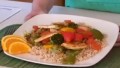 Traditional Laotian Tofu, Mushroom,and Tomato Sauté with Bean Sprouts (In Laotian)