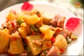 Cameroonian Fried Gari & Tomato Sauce with Savory Fufu & Okra Gravy (In Douala)