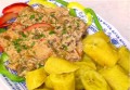 Cameroonian Mushroom Egusi Soup and Plantains