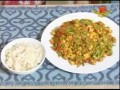 Barbeque Tempeh with Pine Nut Couscous and Cabbage Salad (In English)