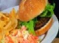 Happy Hawaiian Teriyaki Veggie Burger with Coleslaw (In English)