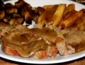 Spork Foods Vegan Thanksgiving Feast: Herb Roasted Seitan with Sage Mushroom Gravy