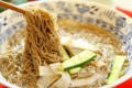 North Korean Vegan Cold Noodles Served with a Hope for Peace (In Korean)